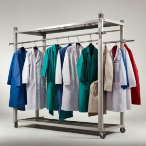 acid resistant  white lab coats