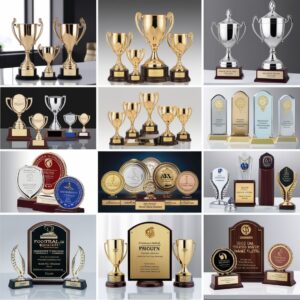 football trophies