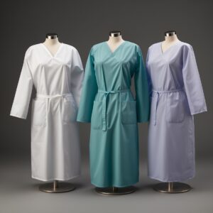Reusable theatre Gowns green small