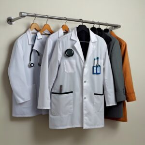 Lab coat gown