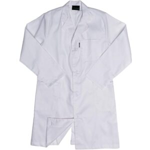 black acid resistant  lab coats