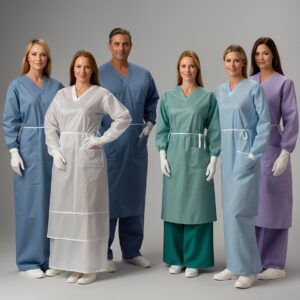 isolation gown reinforced - medium
