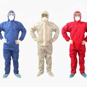 Hazmat suit reusable coverall- Red, Blue, black