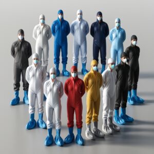 Disposable Coveralls Red Medium