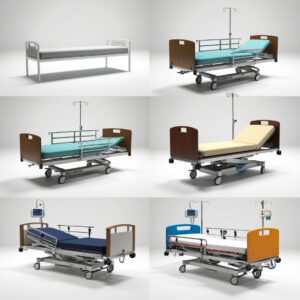 Healthcare checkup bed