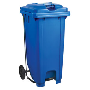 120L Confidential Waste Wheelie Bin with Lock & Paper Slot
