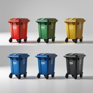 West Pack 660L Wheelie Bin