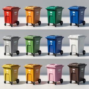 Budget 240 L Black Wheelie Bin Value Line