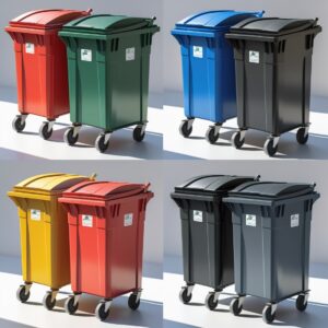Compact 120L Wheelie Bin,