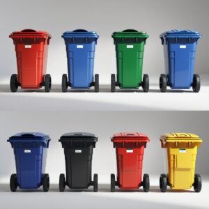 Versatile 120 Litre Wheelie Bin,