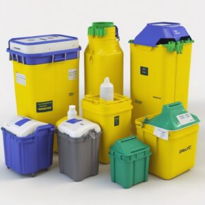 Portable Travel Sharps Container