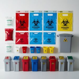 Compact First Aid Sharps Pouch - 0.2L