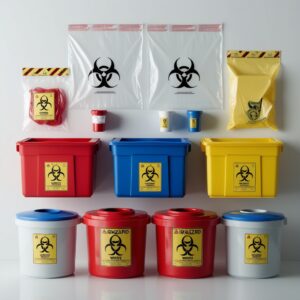 Podiatry Sharps Container for Scalpel Blades - 0.6L