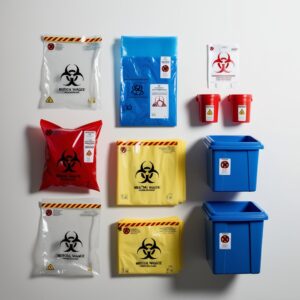 0.5L Black & Yellow Tattoo Sharps Bin