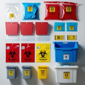 1.5L Yellow Sharps Bin for Phlebotomy & IV Prep
