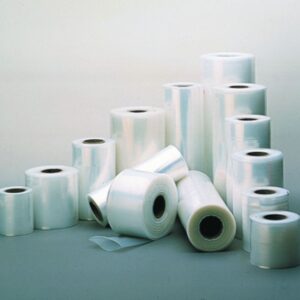 Plastic film 1000x0,20 mm tubular, transparent in rolls of 150 m