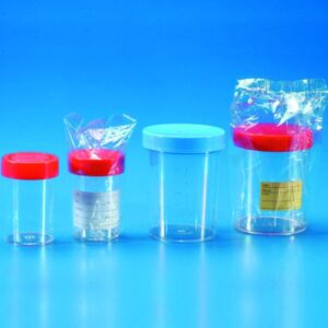 Kartell Screw Cap Container 60 mL 39 x 65 mm for Urine and Biological Specimen (Pack of 600)