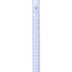 Hirschmann Test Tube 10 : 0.1 ml NS-Ground, PE-Plug, Blue Graduated