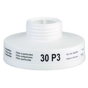 BartelsRieger Plug-In Particle Filter 30 P3 (P3 R) Protection Class: P3, DIN EN 133, DIN EN 1481, DIN EN 143:2000, Pack of 5