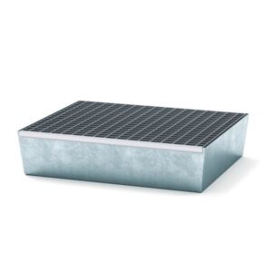 Asecos Collecting Tray 785 x 635 x 180 mm, Steel, Electroplated