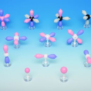 Molecular model advanced level chemistry Set 64 atoms, 38 links