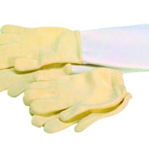 Ganterie Temperature Protective Glove Nomex, Temperature Resistant to 250°C, without Closure, Knitted Normal Gloves, Size 7-8 (Per Pair)
