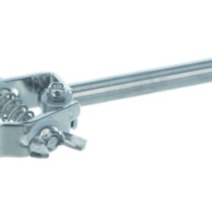 BOCHEM Micro Clamp Type 2, 15 mm 150x10 mm, Finger with Cork, 18/10 Stainless Steel