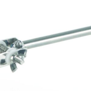 BOCHEM Clamp 25 mm, Squared Without Bush, 18/8-Steel
