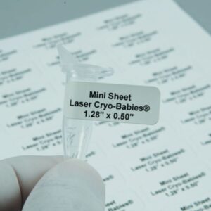 Heathrow Scientific Laser Cryo-Babies 24x13mm White, Pack of 2380 (20 x 119)