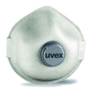Uvex Respirators Silv-Air Classic 2100 FFP 1, without Valve, White, Pack of 20