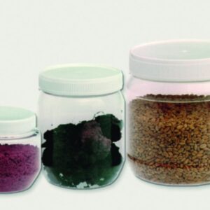 Behr Labor PET Wide Mouth Jar PWG 250, 250 ml Transparent, Pack of 10