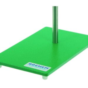BOCHEM Stand Base, 315x200x10 mm, Steel, Varnished, Thread M10, 1 Adjustable Foot