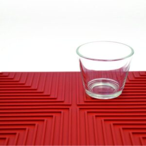 Deutsch & Neumann Silicone Laboratory Mat (Red, 250x250 mm)