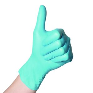 Semperit Disposable Gloves Size M 7-8 Semperguard Xpert Nitrile Blue Powder-Free Pack of 100