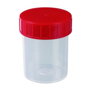 Bürkle Sampling Cup 125 ml PP, Transparent, with Lid