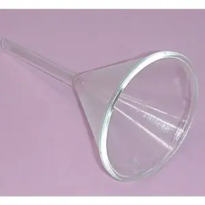 Funnel, Glass 100mm D, Stemm 10mm