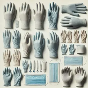 Ansell MICROFLEX 92134 Nitrile Gloves, 240mm, Blue, Size XS (5.5-6), Pack of 100