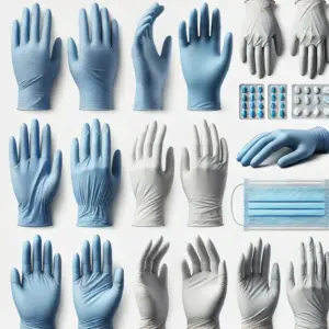 Unigloves Latex Gloves, Size L 8-9, Lano E-Gel, Powder Free, Pack of 100