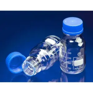 Bottles, 50 ml, with Blue Screw Cap