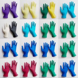 Ansell HyFlex Size 10 White Nylon-Polyester Backing Fabric Gloves with Fingertips Coating Pair