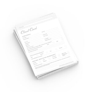 Client cards - 20 pack