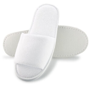 Disposable toweling slippers - Open toe