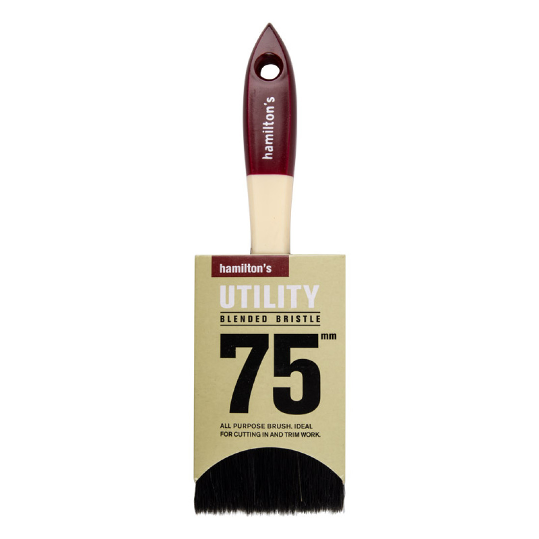 Hamiltons Paint Brush Utility 75Mm
