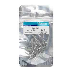 Ifasten Rivet Dome 4.0Mmx10Mm 25 Pp