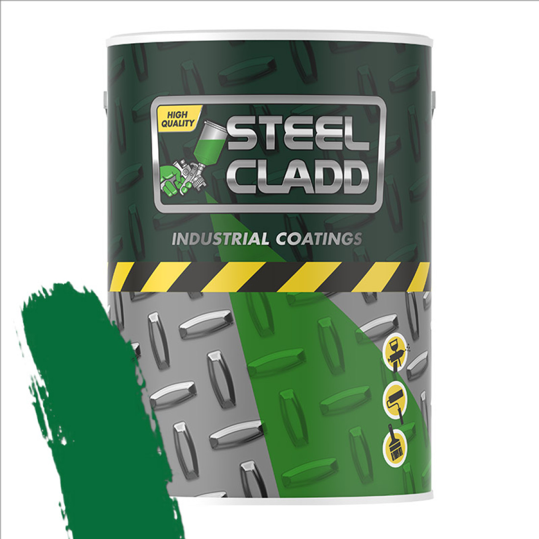 Steel Cladd Quick Dry Primer Green 1L